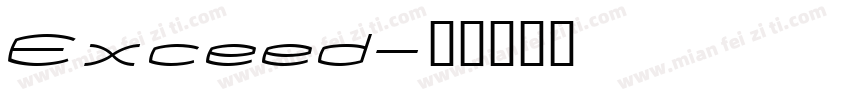 Exceed字体转换