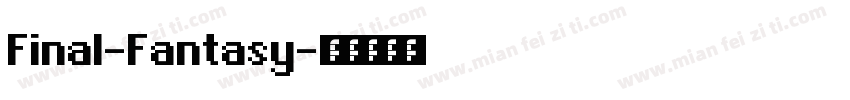 Final-Fantasy字体转换