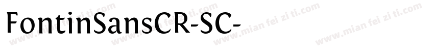 FontinSansCR-SC字体转换