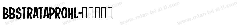 BBStrataProHL字体转换