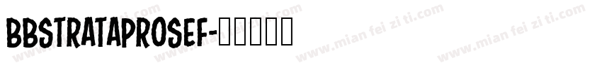 BBStrataProSEF字体转换