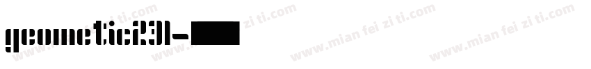 geometic231字体转换