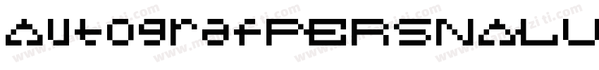 AutografPERSNALUSEON字体转换