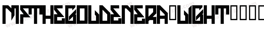 MFTheGoldenEra-Light字体转换