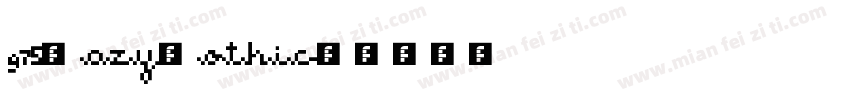 975HazyGothic字体转换