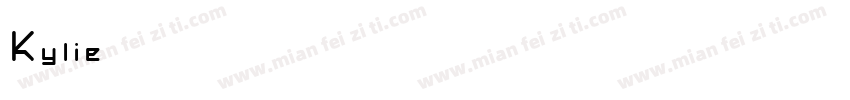 Kylie字体转换