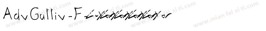 AdvGulliv-F字体转换