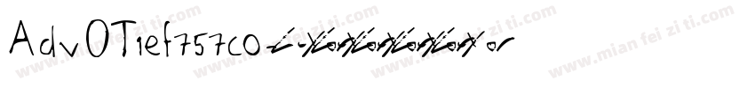 AdvOT1ef757c0字体转换