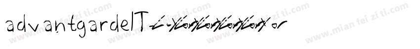 advantgardeIT字体转换