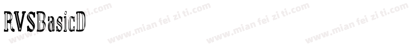 RVSBasicDemo字体转换
