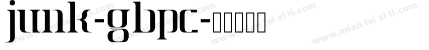 junk-gbpc字体转换