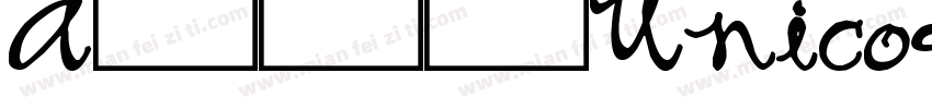 A日阿里UnicodeMs字体转换