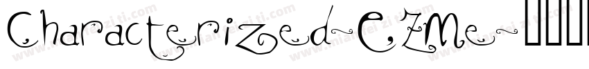 Characterized-EZMe字体转换