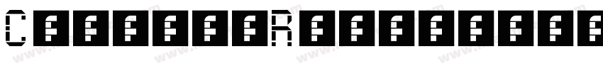 CeoruseRegular字体转换