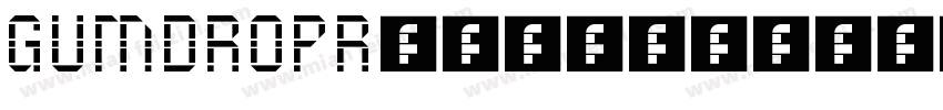 GUMDROPRegular字体转换