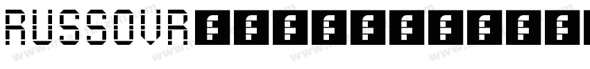 RUSSOVRegular字体转换
