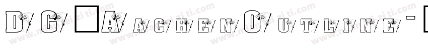 DG_AachenOutline字体转换