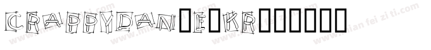 Crappydan-E4Kr字体转换