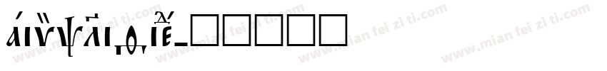 aimplified字体转换