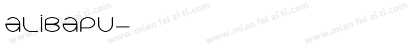 Alibapu字体转换