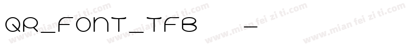 QR_font_tfb生成器字体转换