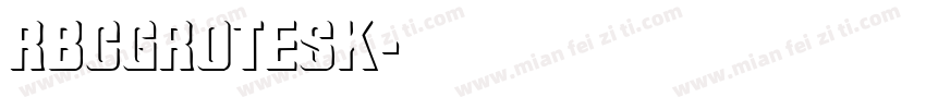 RBCGrotesk字体转换