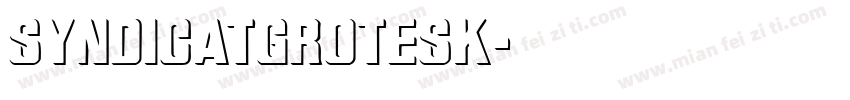 SyndicatGrotesk字体转换