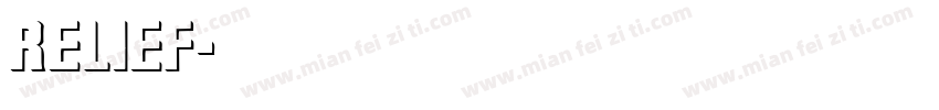 relief字体转换