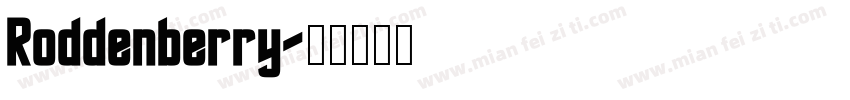 Roddenberry字体转换