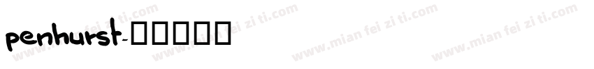 penhurst字体转换