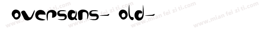 Coversans-Bold字体转换