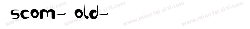 Escom-Bold字体转换