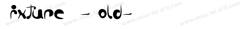 FixtureNC-Bold字体转换