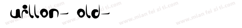 Guillon-Bold字体转换