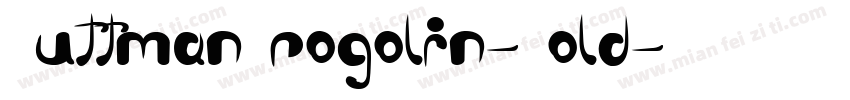 GuttmanDrogolin-Bold字体转换