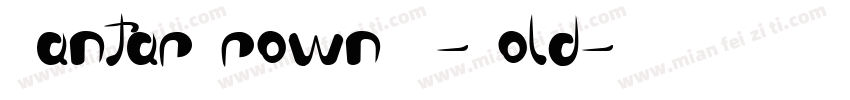 KantarBrownTT-Bold字体转换