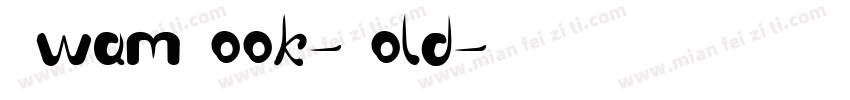 KwamSook-Bold字体转换