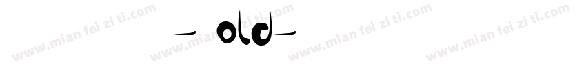 MILANTING-Bold字体转换