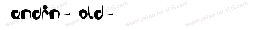 Mandin-Bold字体转换