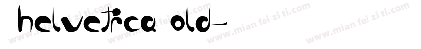 PhelveticaBold字体转换