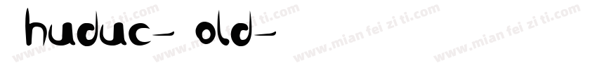 Thuduc-Bold字体转换