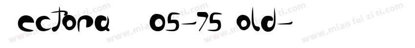 VectoraLTW05-75Bold字体转换