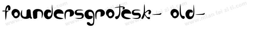 foundersgrotesk-Bold字体转换