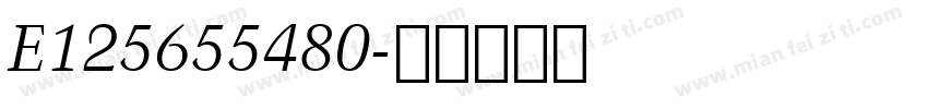 E125655480字体转换