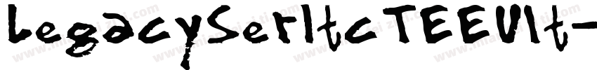 LegacySerItcTEEUlt字体转换