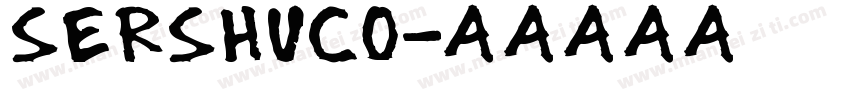 SERSHUCO字体转换