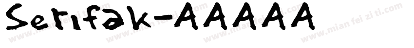 Serifak字体转换