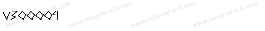 V300004字体转换