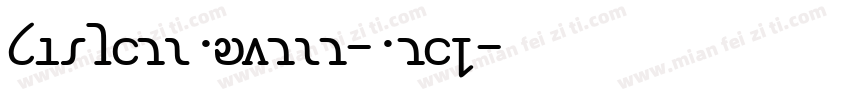 SimplonBPMono-Bold字体转换