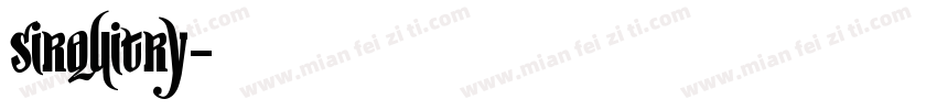 SirQuitry字体转换